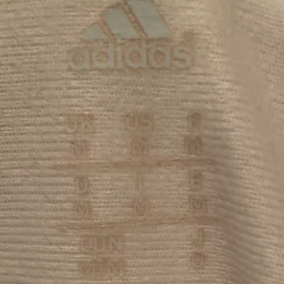 Men’s Adidas Track Jacket Navy Blue and White Size Medium - Picture 3 of 3